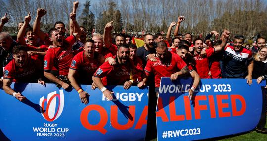 España celebra la clasificación para el Mundial 2023