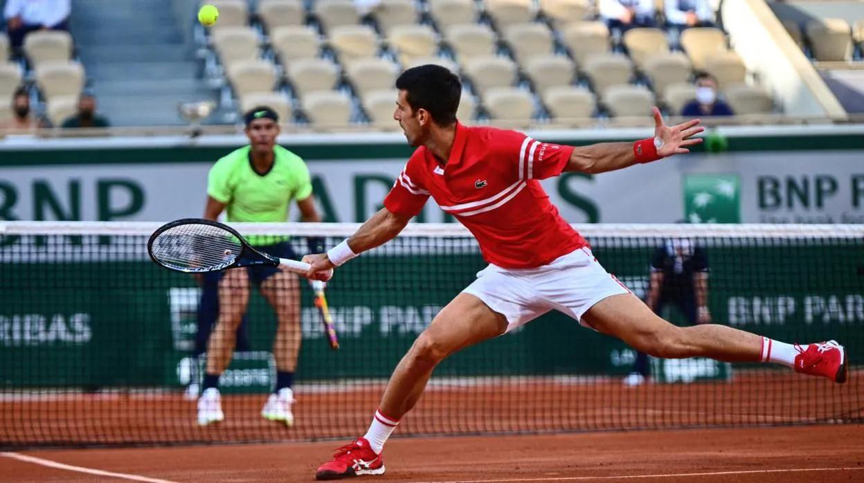 Djokovic y Nadal, en la edición de 2021 de Roland Garros