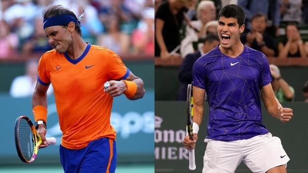 Nadal-Alcaraz, dos generaciones del tenis español se citan en las semifinales de Indian Wells