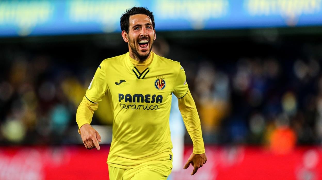 Parejo, en un partido con el Villarreal