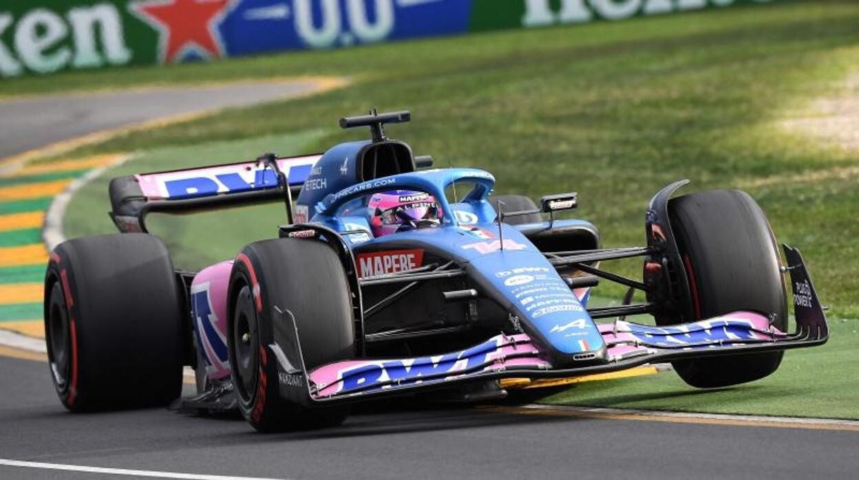 Salto de velocidad de Fernando Alonso en Australia