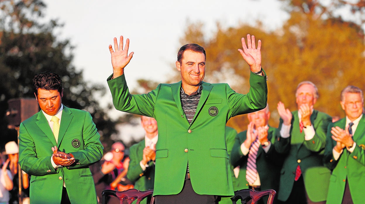 Scottie Scheffler tras ganar en Augusta