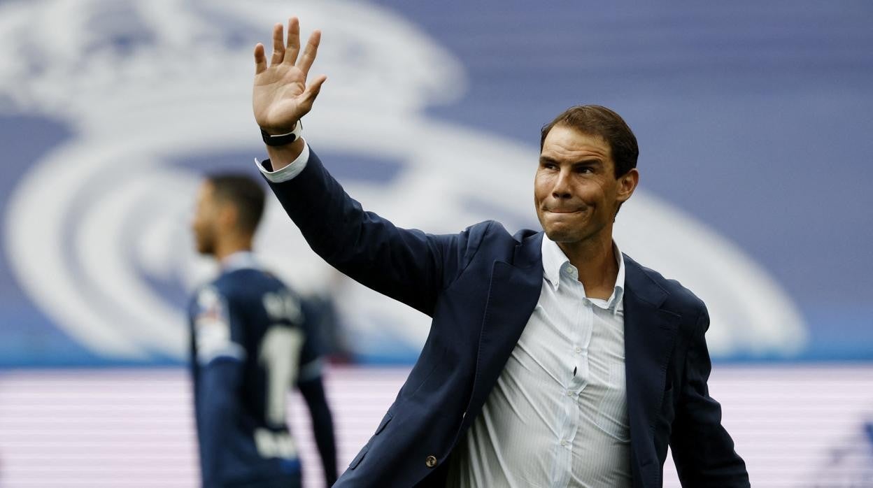 Rafa Nadal, en el Bernabéu