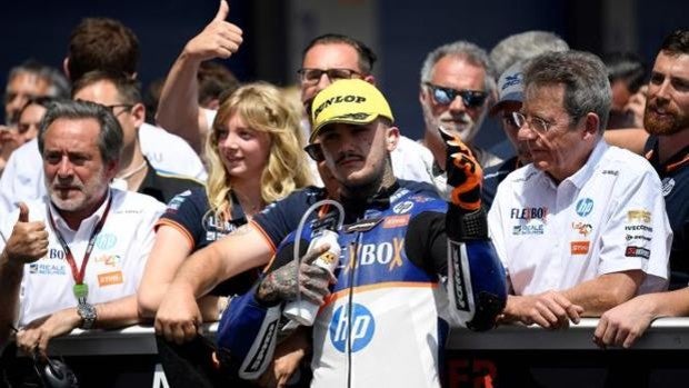 Así fue la carrera de Moto2 en la que Arón Canet ofreció una lección de vida