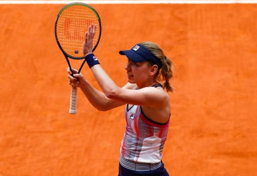 Ekaterina Alexandrova tras ganar en cuartos a Amanda Anisimova