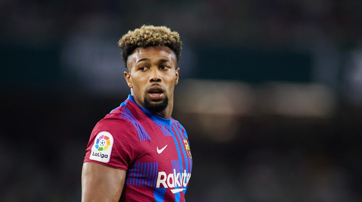 Adama, el pasado fin de semana en el partido entre Betis y Barcelona