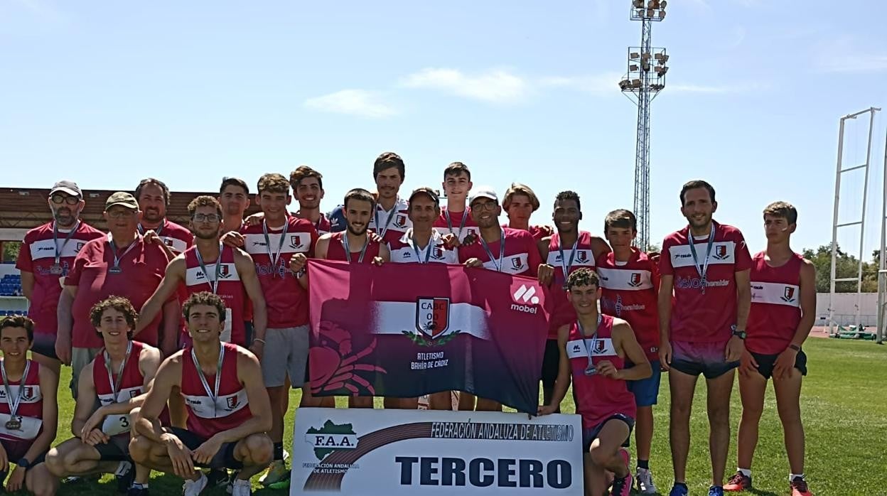 Club Atletismo Bahía de Cádiz en el campeonato de Andalucía