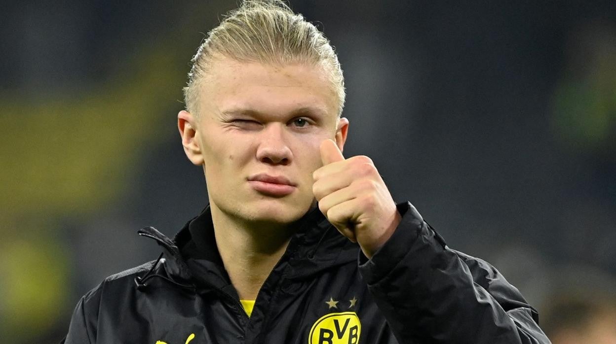 Haaland, con el Dortmund