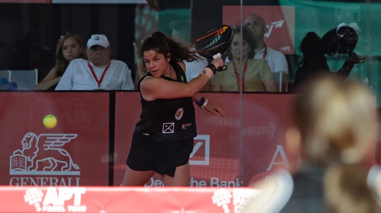 Manuela Schuck, en la final femenina disputada en Sevilla