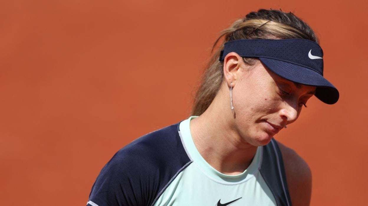 Paula Badosa, durante su partido ante Kudermetova