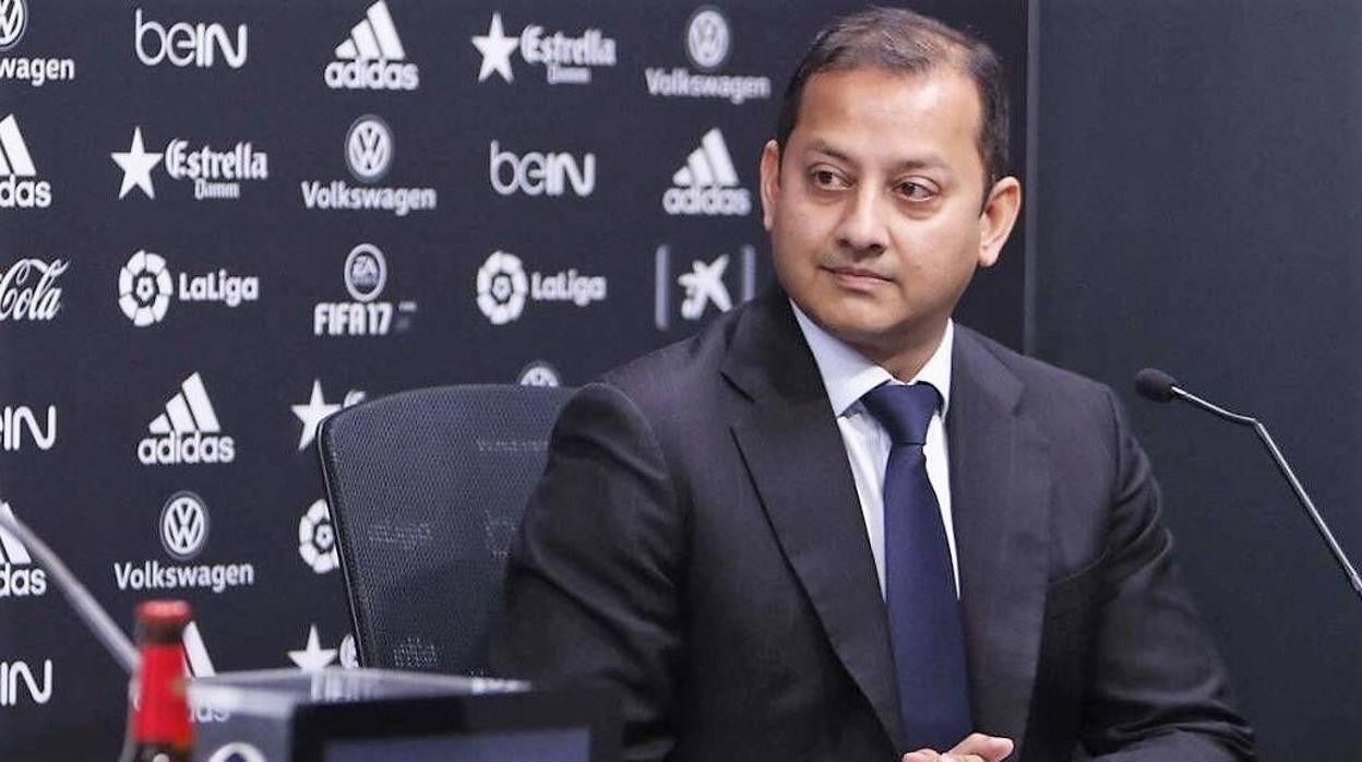 Anyl Murthy deja de ser presidente del Valencia