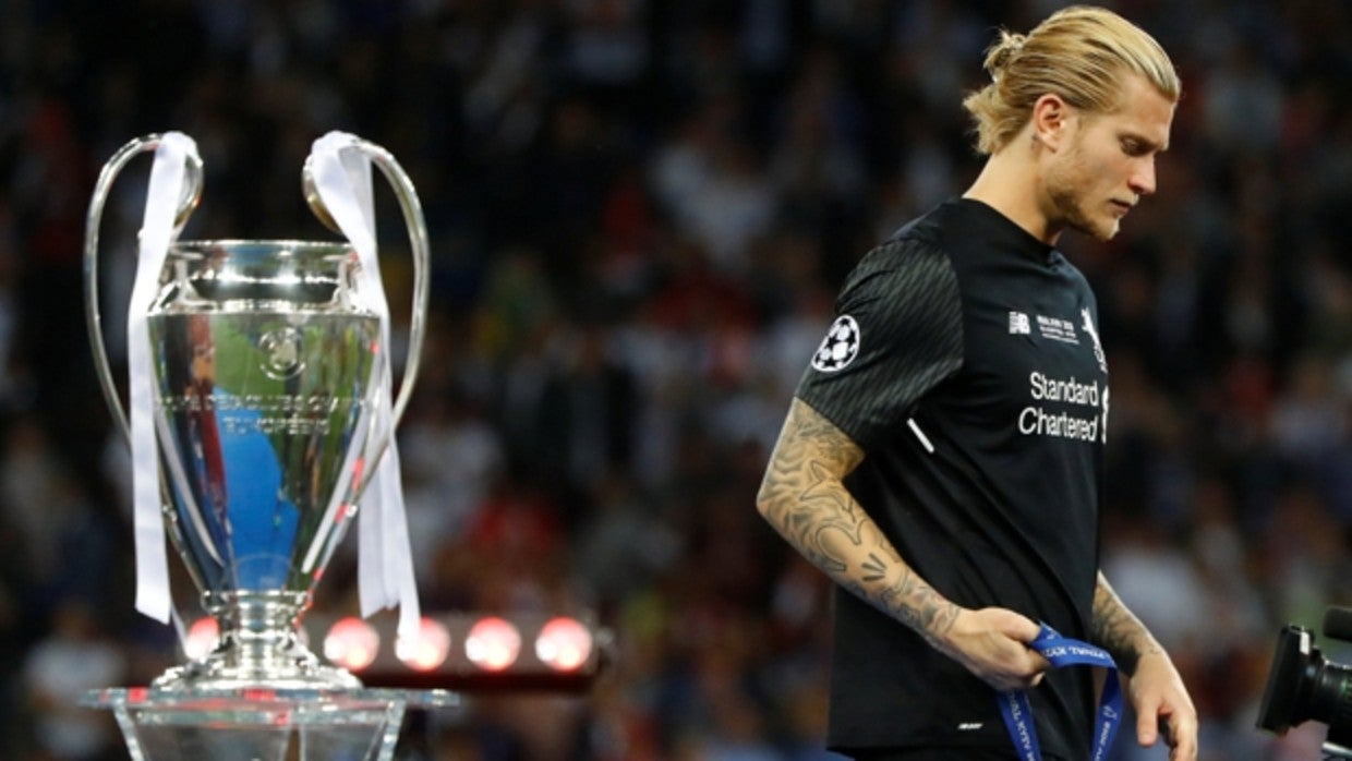 Karius, tras la final contra el Real Madrid en 2018