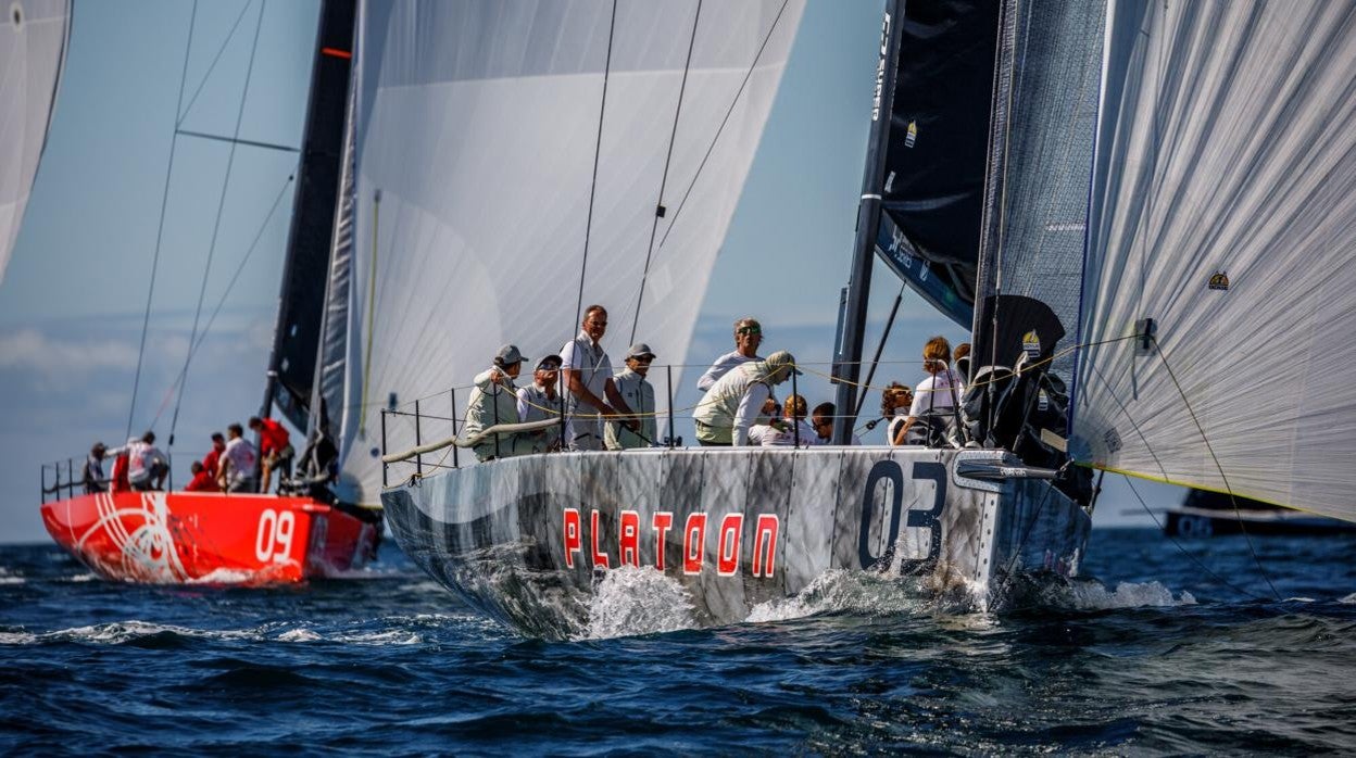 «Platoon», a solo tres puntos del «Quantum» en el Rolex TP52 World Championship