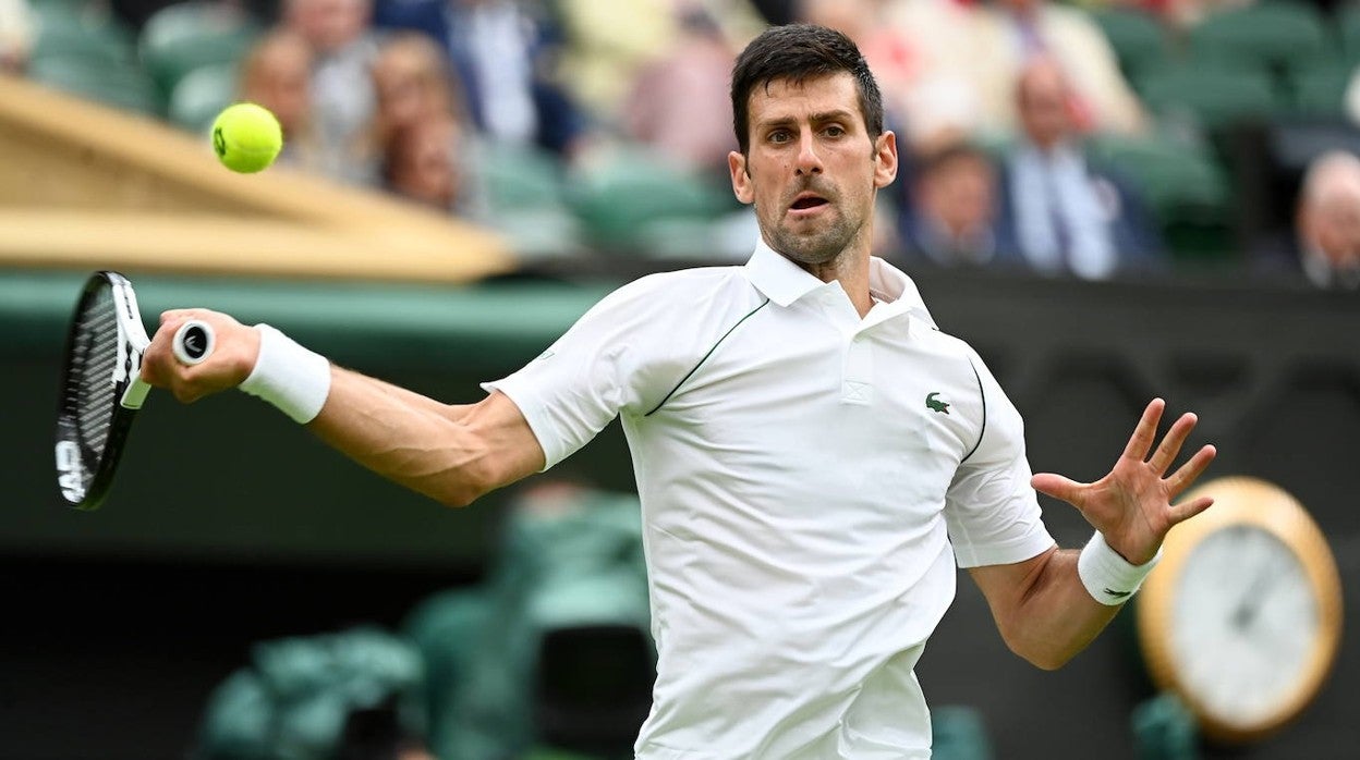 Novak Djokovic, durante su partido ante Kwon