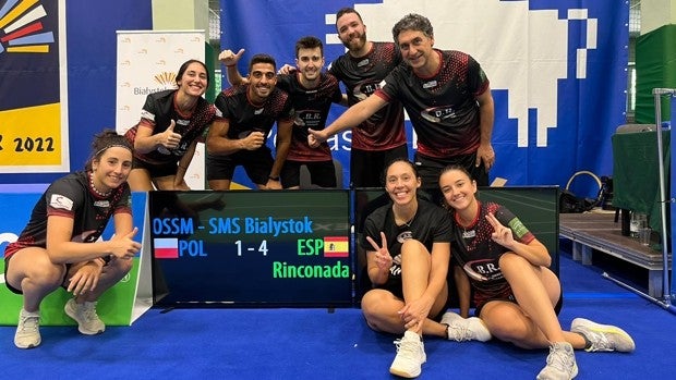 Contundente victoria del Bádminton Rinconada en el Campeonato de Europa (1-4)