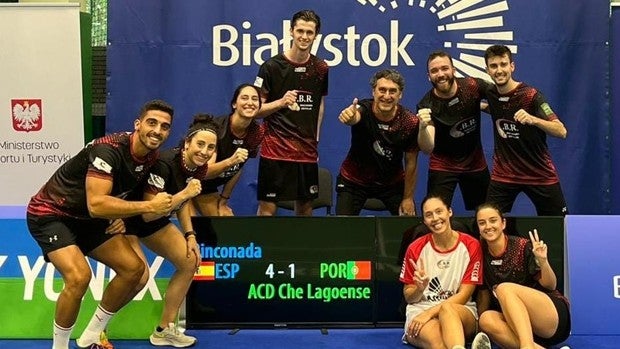 El Bádminton Rinconada, a los cuartos del Campeonato de Europa con autoridad (4-1)