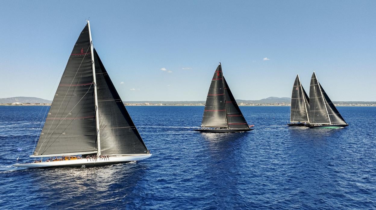 Los icónicos Clase J inauguraron la Superyacht Cup Palma 2022