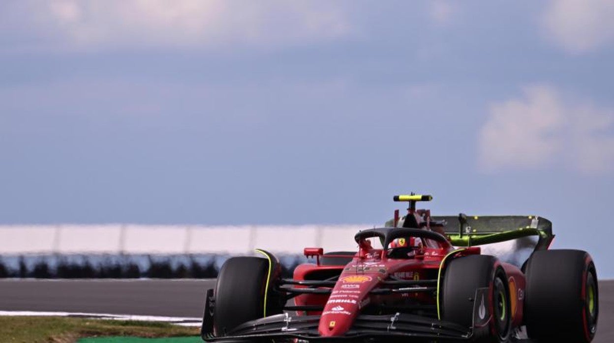 Carlos Sainz, en Silverstone