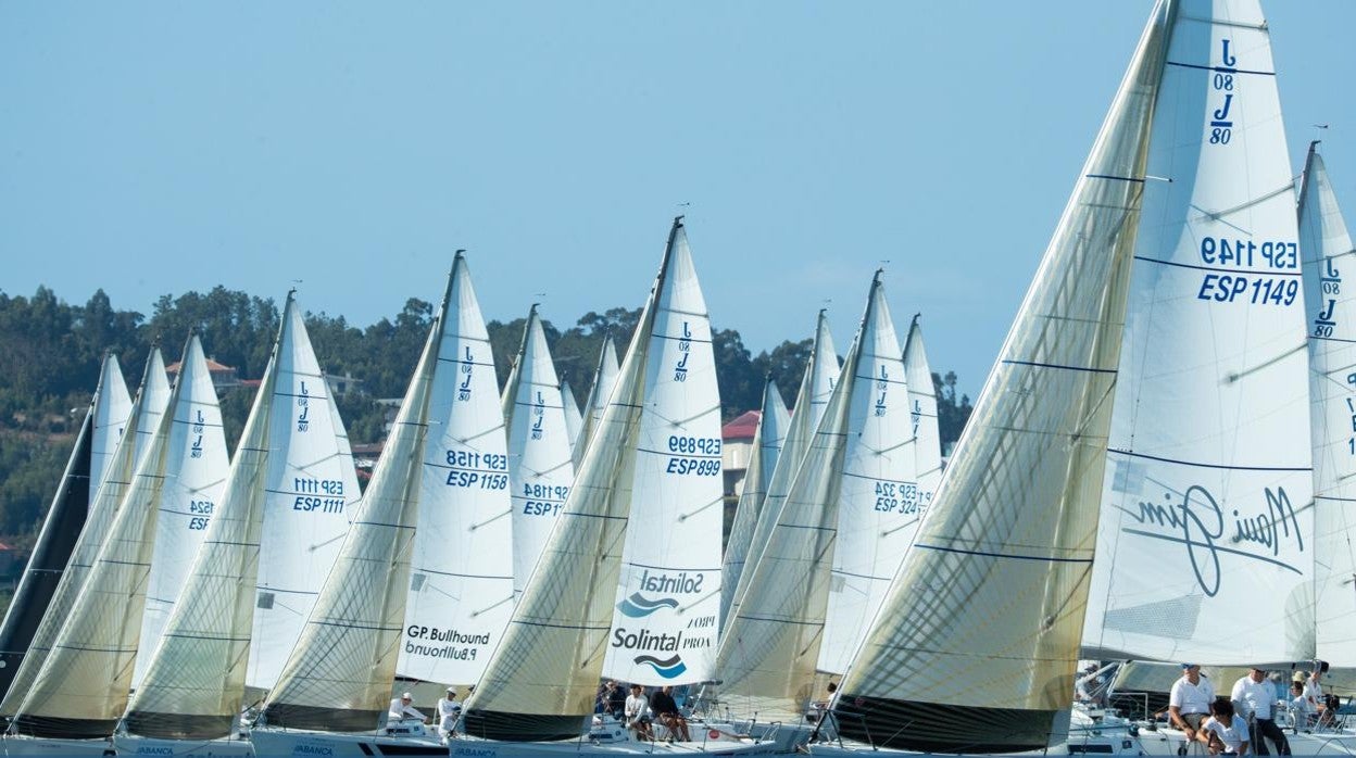 Comienza en la ría de Vigo el Campeonato de España de J80