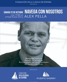 &quot;Navega con Nosotros&quot;, el día 22 con Alex Pella y la Fundación Española de Vela Clásica, en Puerto Sherry