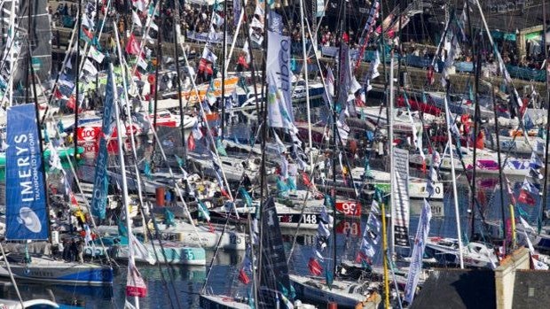 La salida del Canal de la Mancha es uno de los tramos más difíciles en esta Route du Rhum