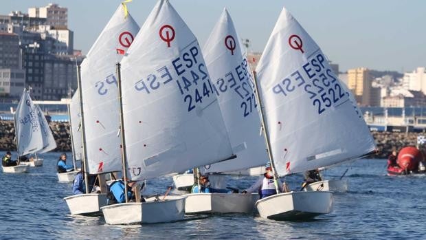 150 Optimist en el Meeting Ciudad de La Coruña