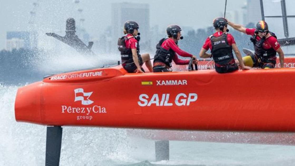 España no reacciona en el evento de Singapur de Sail GP