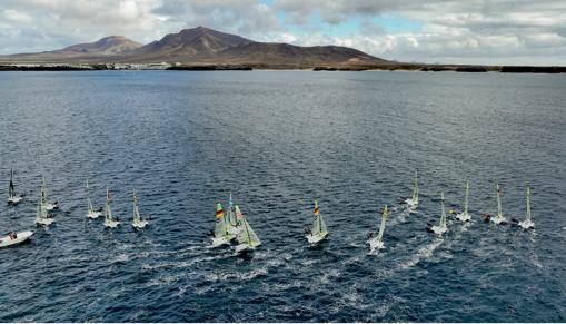 Más de 350 regatistas de 39 nacionalidades competirán en la Lanzarote International Regatta