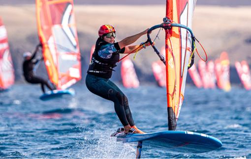 El viento del Norte desafía a la flota de la Lanzarote International Regatta