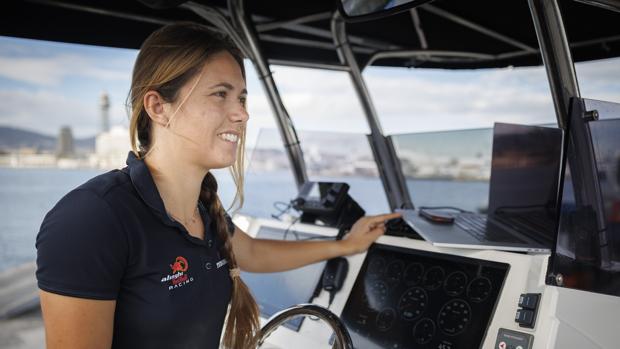 Andrea Emone, la «reina» de los datos del equipo Alinghi Red Bull Racing