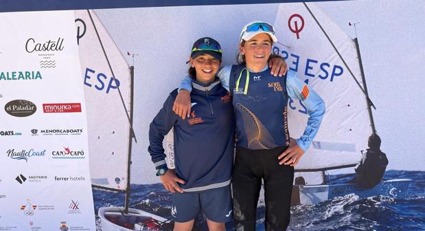 Blanca y Marta Ferrando, campeonas de la Copa de España Optimist 2023