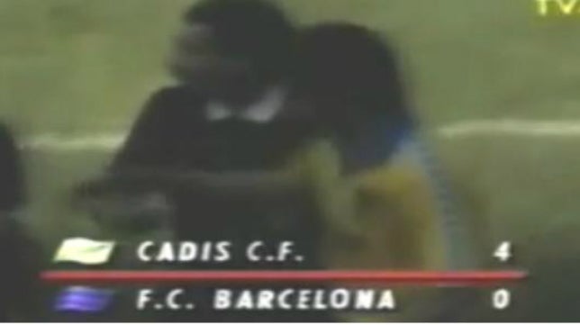 24 años de una goleada inolvidable: Cádiz CF-Barcelona (4-0)