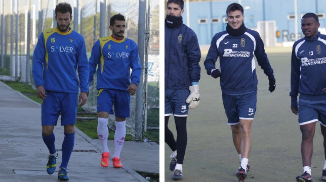 Real Oviedo y Cádiz CF; Jonathan Vila y Servando, el duelo en las trincheras