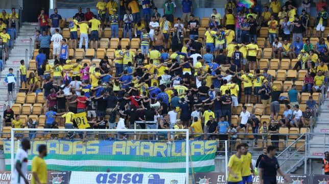 Brigadas Amarillas abandonó el estadio por la actitud benevolente de Carranza hacia Güiza