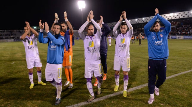 Quesada, jugador del Jaén: «Estamos desanimados, ojalá acabe ya la Liga»