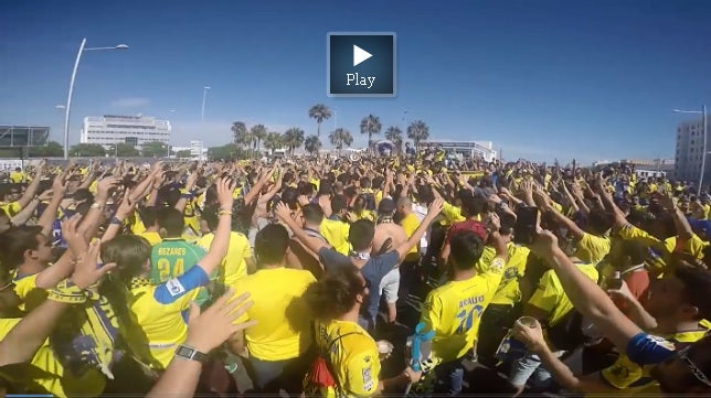 VÍDEO: La afición de Cádiz CF marca la diferencia