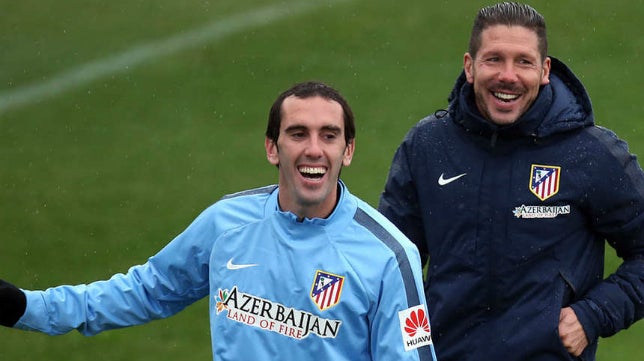 Simeone y Godín, el Atleti de Cervera