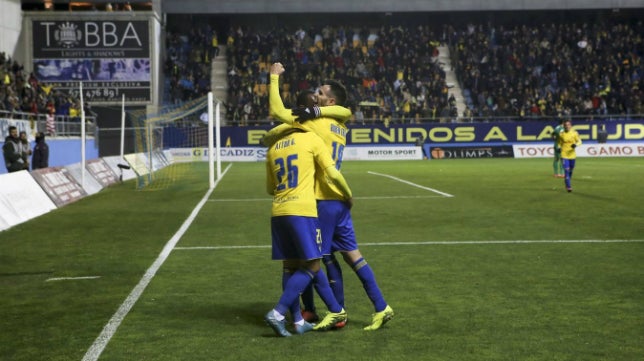 La pizarra del Cádiz CF - Almería