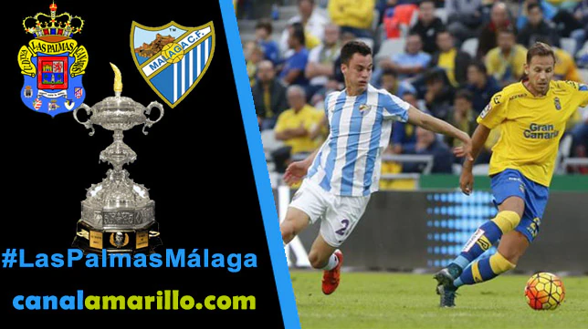 Directo Trofeo Carranza Las Palmas vs Málaga: 2-0. Final