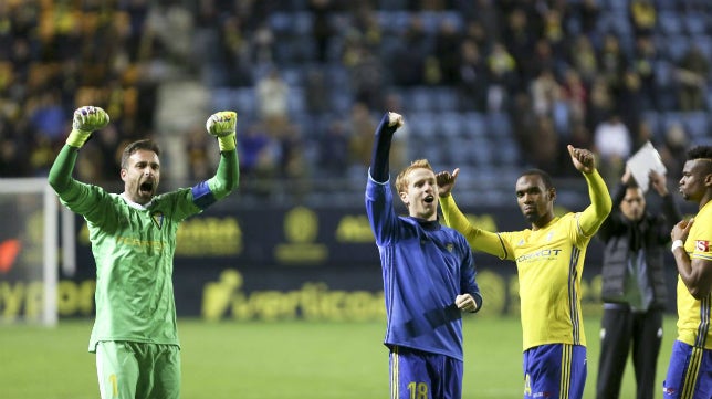 La pizarra del Cádiz CF 1-0 Granada CF