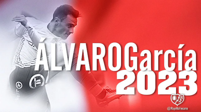 Álvaro García ya es jugador del Rayo Vallecano