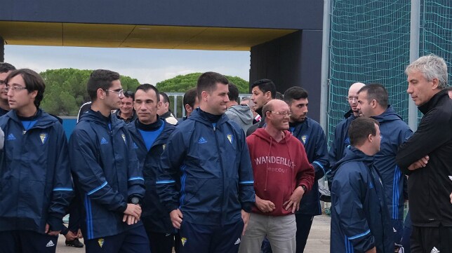 VÍDEO. Cervera, «encantado» de ver jugar al equipo &#039;Genuine&#039; del Cádiz CF