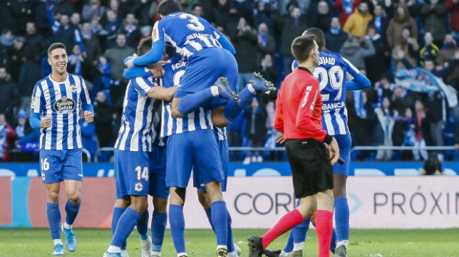 (VÍDEO) La celebración de Fernando Vázquez en el gol del Dépor