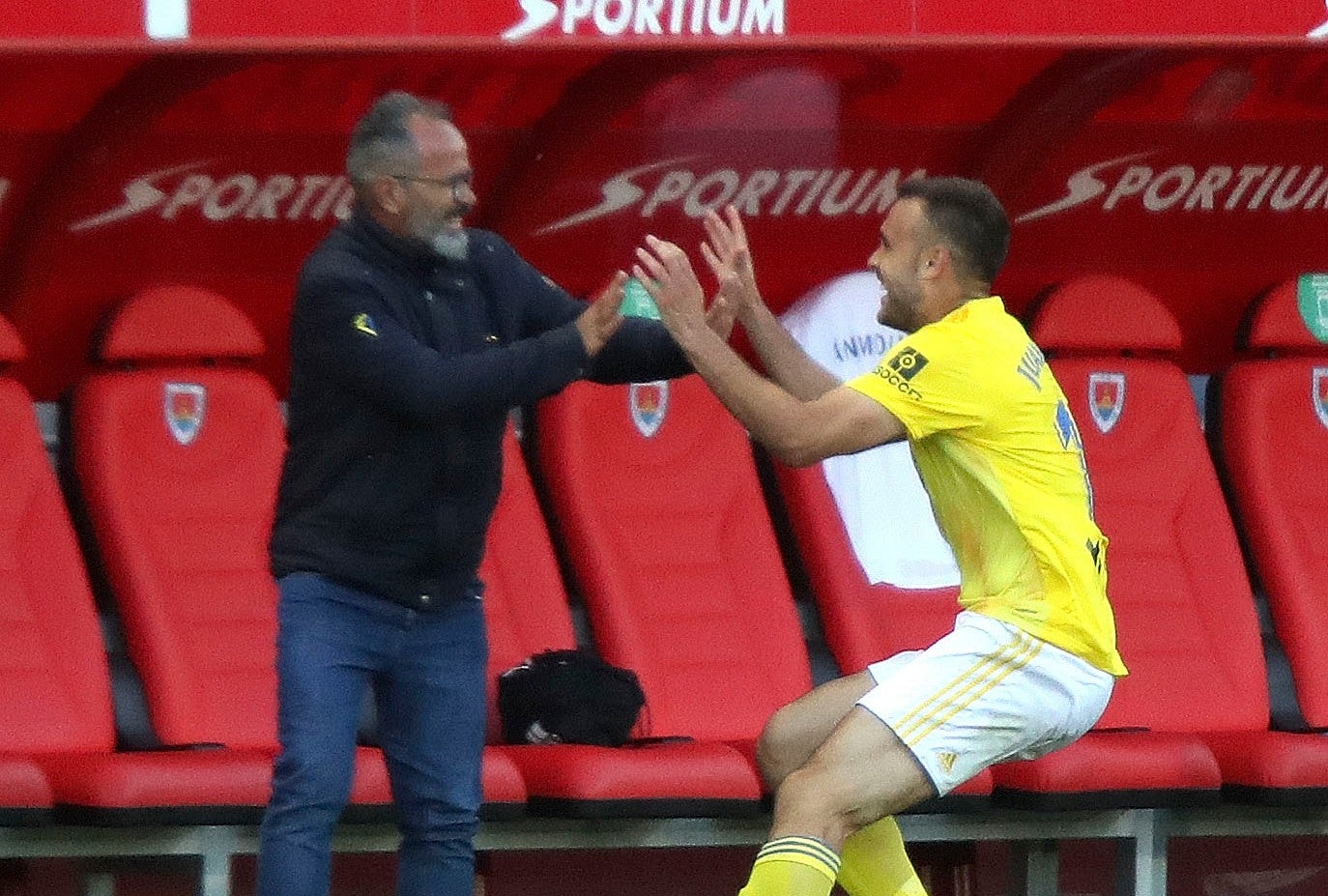 La pizarra del Numancia 1-2 Cádiz CF