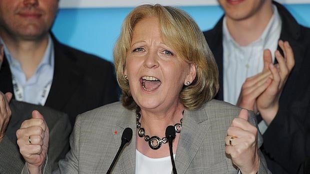 La presidenta del «Land» de Renania del Norte-Westfalia, Hannelore Kraft