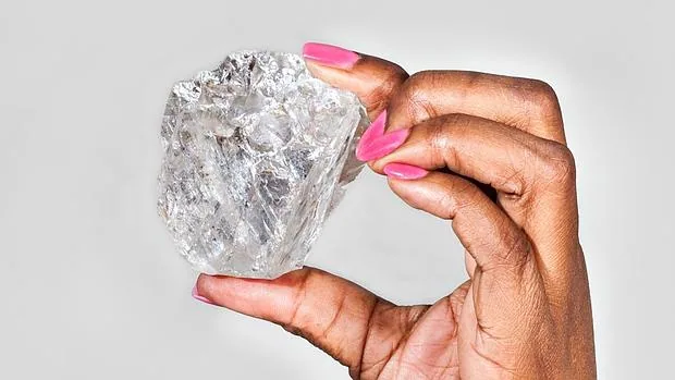 El diamante hallado en Botswana