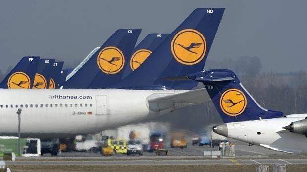 Lufthansa canceló 900 vuelos por la última huelga