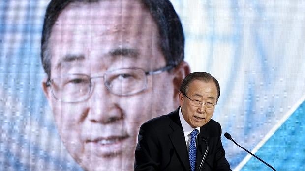 El secretario general de Naciones Unidas, Ban Ki-moon,