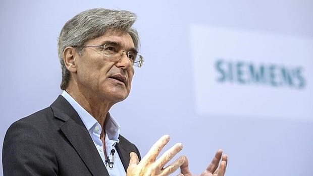 El CEO de Siemens, Joe Kaeser, durante la presentación de la estrategia de innovación de la compañía