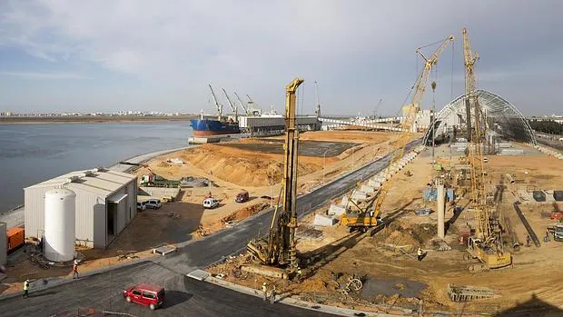 Imagen de la segunda fase de la terminal de Impala en Huelva